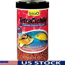 Floating Cichlid Pellets Nutritionally Balanced Protein Rich Fish Food 6oz New