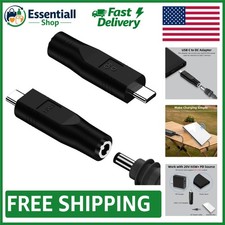 Portable USB C to DC Adapter for Starlink Mini - 2 Pack, 20V/65W Compatibility