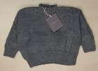 Baby Sweater Grey Designer Merino Wool Quality