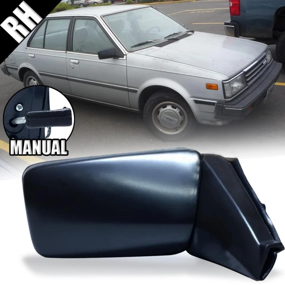 Правостороннее зеркало заднего вида черное руководство для Nissan Sunny Sentra Tsuru B11 1981-85 - Изображение 2 из 4