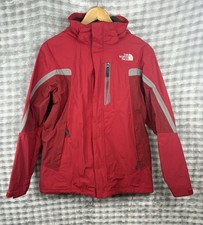 The North Face Boys Red Jacket XL 18/20 Hooded Lightweight Outdoor DOUBLE ZIP