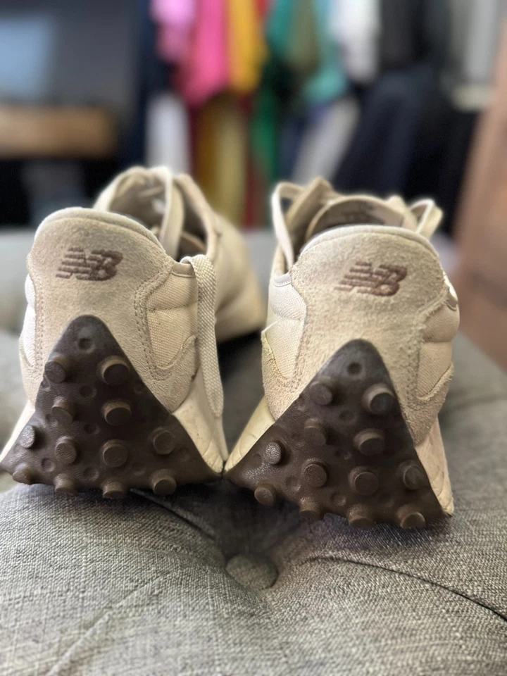 New Balance 327 Sea Salt Mushroom Women's sneakers shoes size US 9 WS327MR white - Image 2 of 4