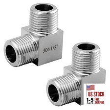Street Elbow 90 Degree 304 Stainless Steel Cast 1/2" NPT Male x 1/2" NPT Male