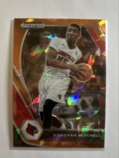 2021-22 Panini Prizm Draft Picks - Donovan Mitchell #81 Orange Ice Prizm