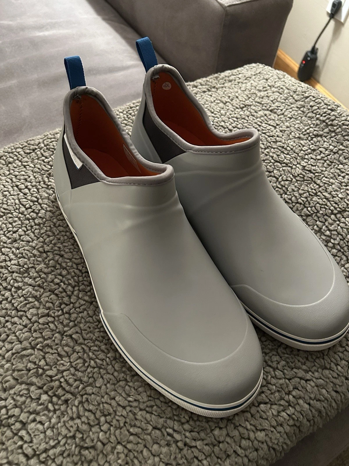 GRUNDENS DECK-BOSS ANKLE BOOTS GREY -SIZE 13