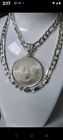 Hermoso Collar Con Moneda de 1oz de Plata American Silver Eagle .999Silver Coin