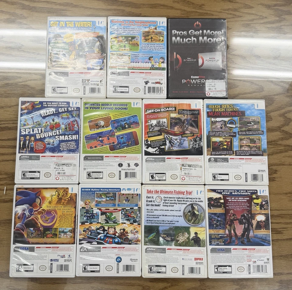 Lot Wii Games, Tested - Sonic Secret Rings, Iron Man, Kart Racing, Just Dance + - Image 3 of 4