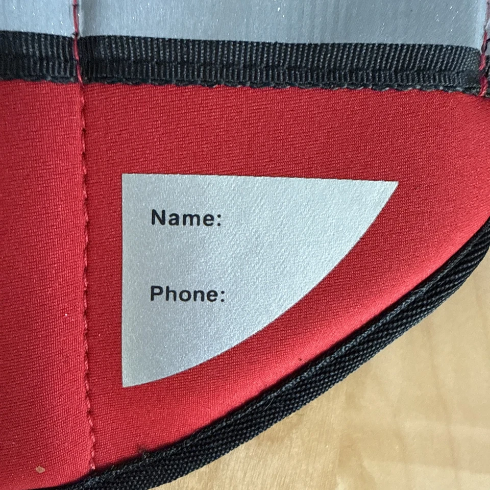 NWT Paws Abroad Dog Life Jacket Red Flotation Vest Size XS Extra Small Neoprene - Image 4 of 4