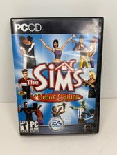 The Sims Deluxe Edition, PC CD game, 2005, 2 discs with manual