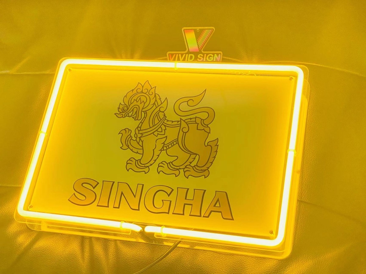 Singha Thai Beer Lion Acrylic 14