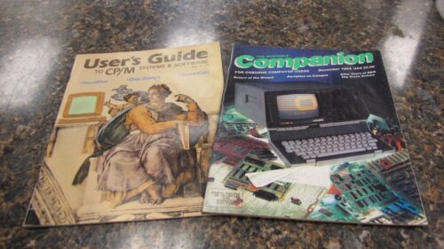 Lot of (2) Vintage Magazines - The Portable Companion & User's Guide to CP/M - Foto 1 di 2