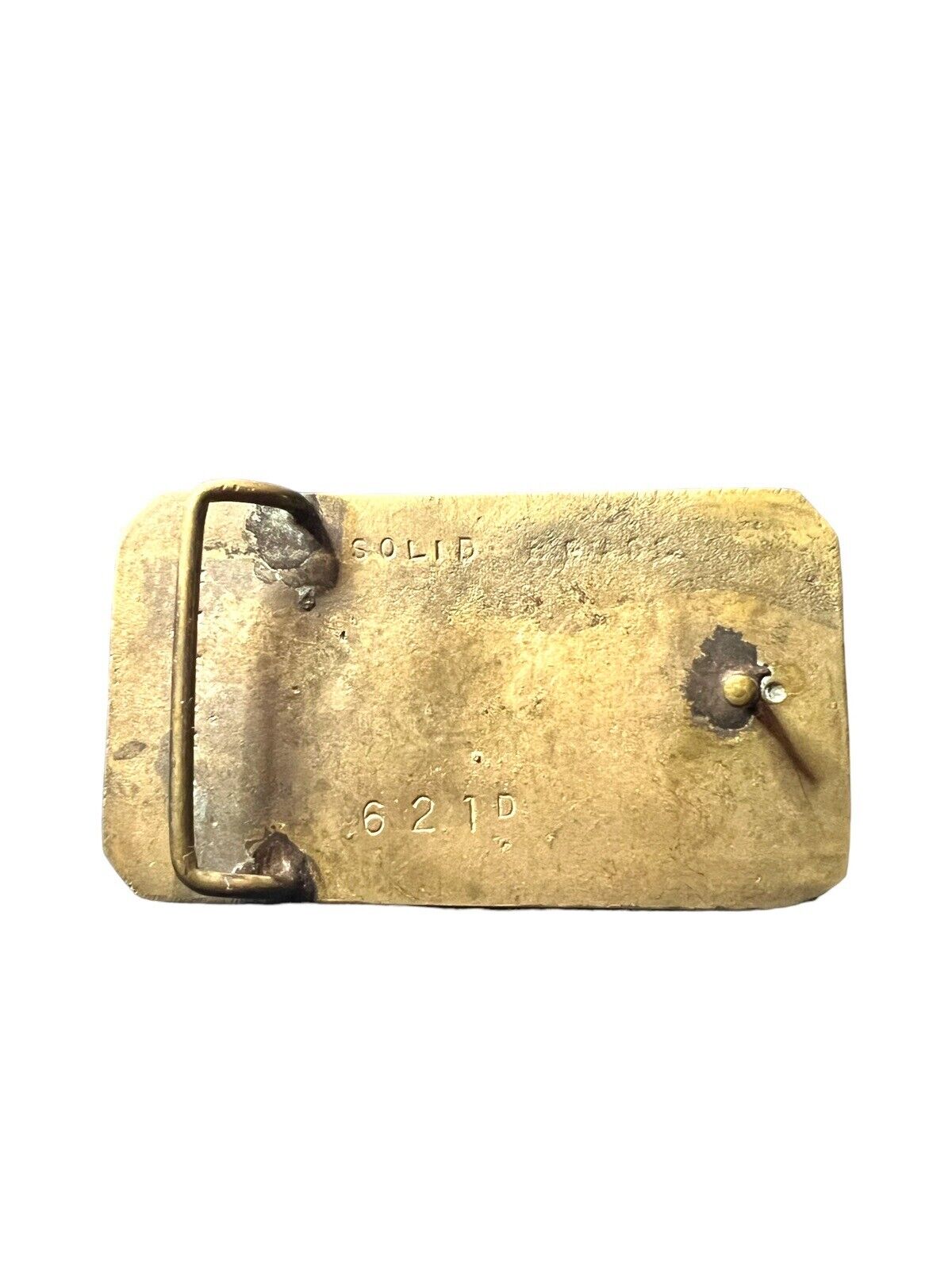 Vintage Solid Brass Coors Belt Buckle - image 2