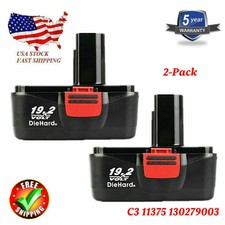 2x 19.2volt Diehard Battery For Craftsman C3 11375 130279003 130279005 130279017