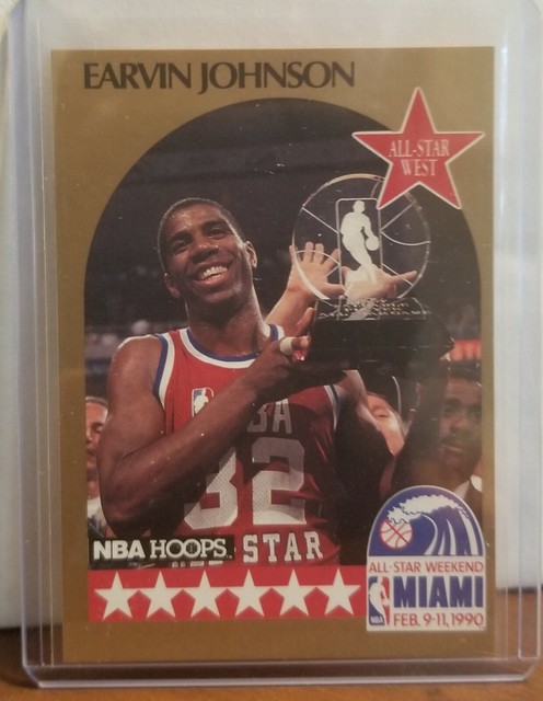 Earvin Magic Johnson 1990 Hoops All Star Card 18 EBay