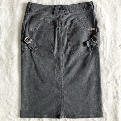 Christian Dior John Galliano 2003 Logo Button Stretch Denim