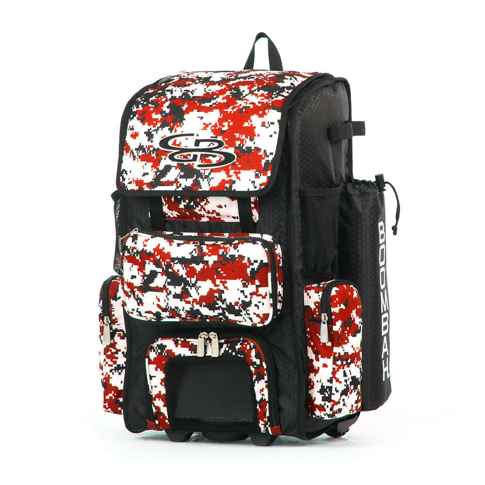Boombah Superpack 2.0 Wheeled Baseball/Softball Rolling Bat Bag