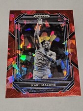 2023 Panini Prizm Draft Picks #93 Karl Malone Red Ice Prizm