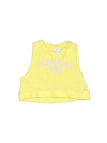 Zara Girls Yellow Tank Top 6 | eBay