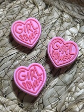 Silicone Focal Beads Beadable Pens Craft DIY Girl Power 3 Pieces