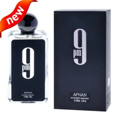 100ml 3.4ozAfnan 9 PM Eau de Parfum Spray, Men's Cologne, 3.4 oz
