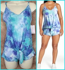 XL Top 2X Bottom Secret Treasures Cami Sleep Set Top  Shorts Womens MISMATCH SZ