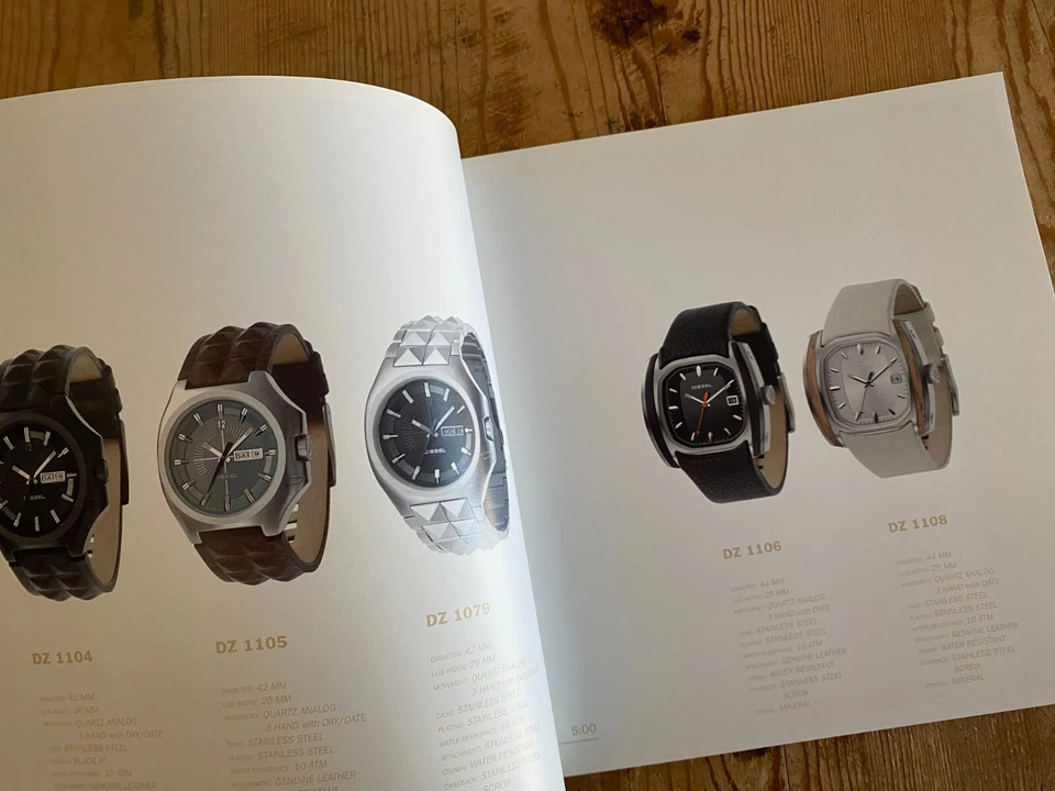 DIESEL - Catálogo de relojes - Colección Primavera Verano 2007 - Inglés - Image 2 of 4