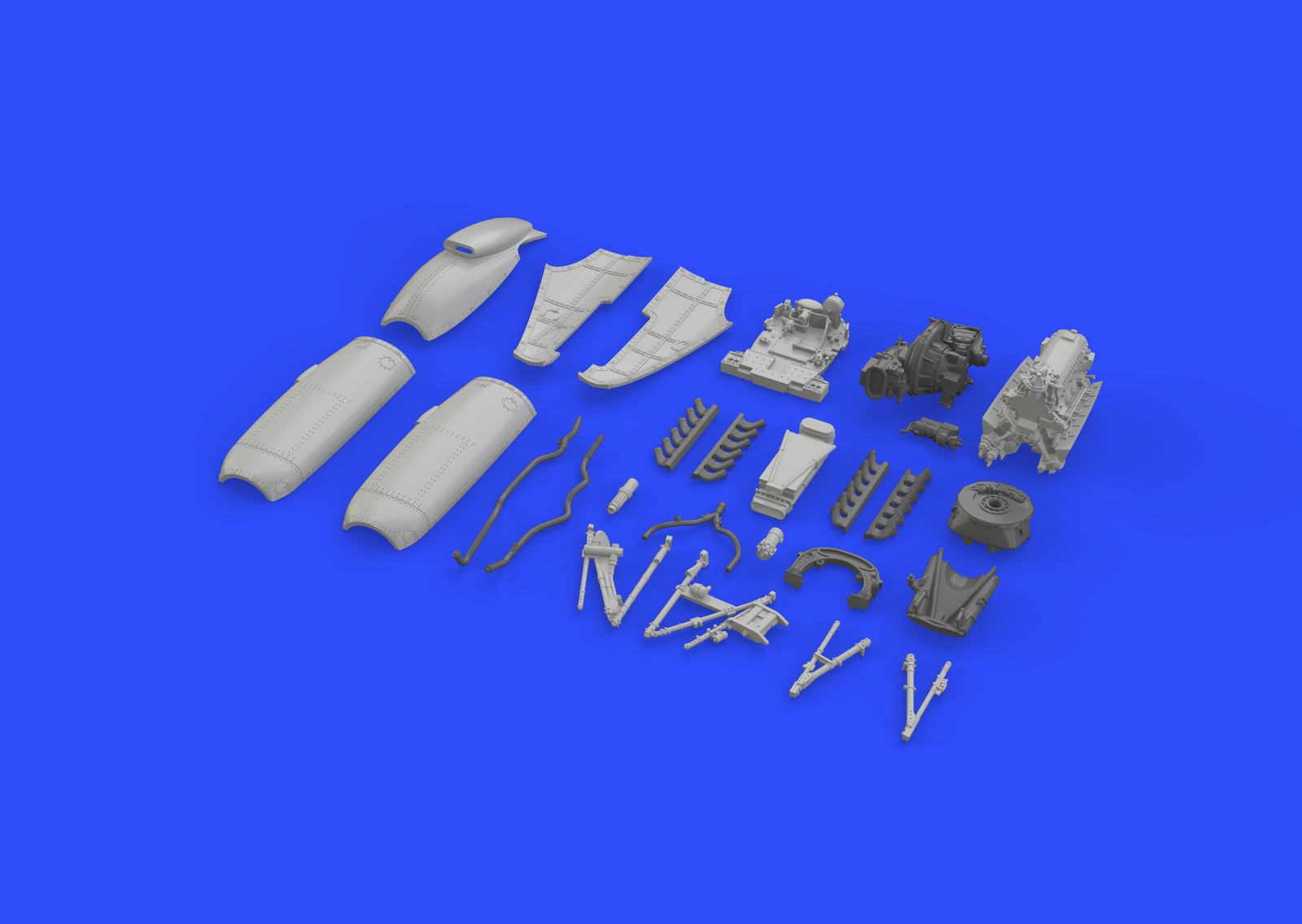 Eduard Accessories 672126 - 1:72 Spitfire Mk.Ix Engine for Eduard - Resin Kit