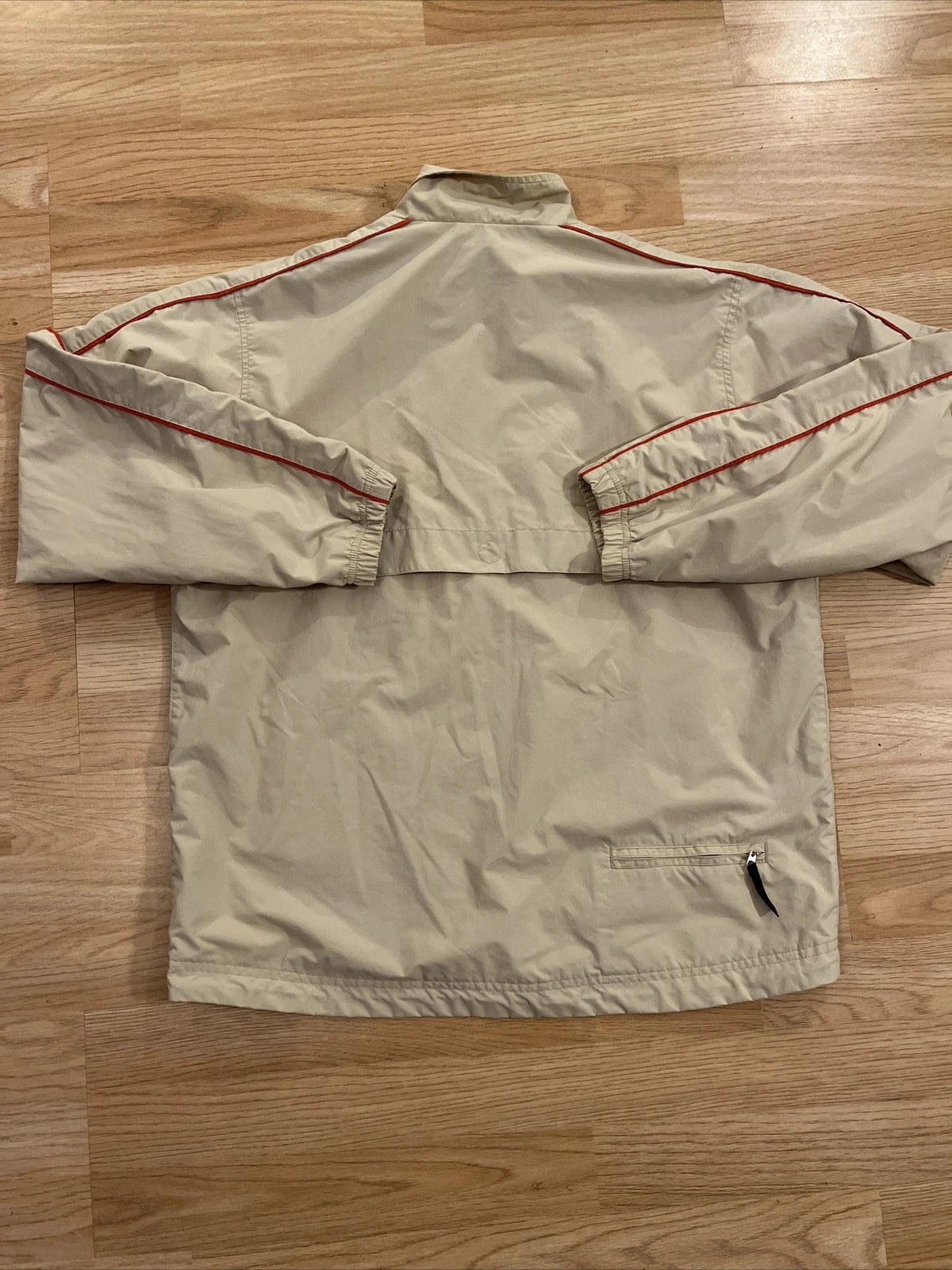 Chaqueta Cortavientos Para Hombre Land's End Talla M Abrigo Ligero Caqui image 4