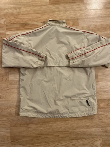 Chaqueta Cortavientos Para Hombre Land's End Talla M Abrigo Ligero Caqui image 4