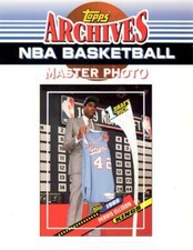TOPPS 1993 NBA BASKETBALL 5X7 MASTER PHOTO #1 DRAFT PICK CARD - PERVIS ELLISON