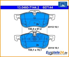 Brake pad set, disc brake ATE 13.0460-7144.2 for Rover