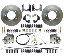 1980-1996 Ford Bronco F-150 8.8 Rear Disc Brake Kit W Emergency Brake Cables 1980-1996 Ford Bronco F-150 8.8 Rear Disc Brake Kit W Emergency Brake Cables