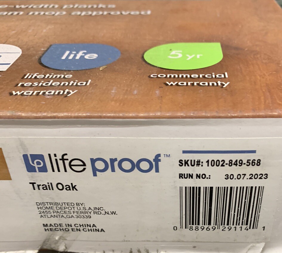 Case Lifeproof Plank Flooring 48