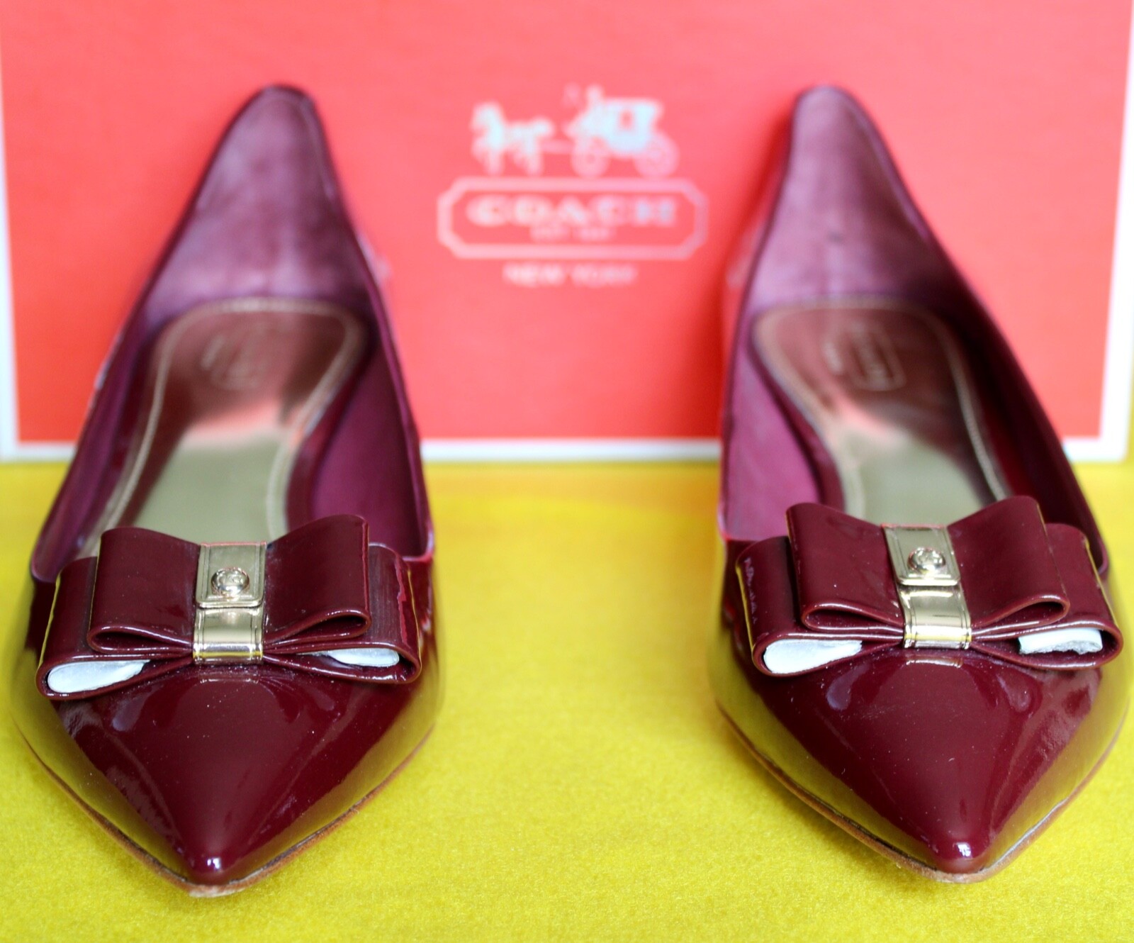 Coach Mandy Patent Port Women’s Shoes Size 9.5 NWOT
