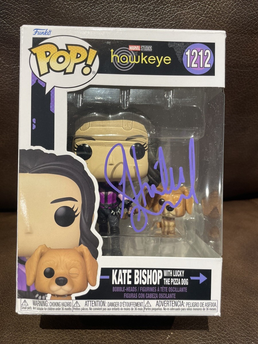 HAILEE STEINFELD SIGNED KATE BISHOP FUNKO POP 1212 HAWKEYE BAS