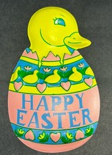 Vintage Bakery Crafts 3D Happy Easter Egg Large Cake Topper Decoration Pop Top