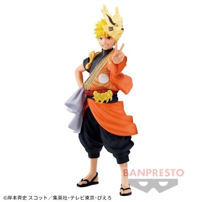 NARUTO Uzumaki Sasuke Uchiha Figure Anime 20th Anniversary Costume