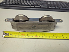 Rodillo tándem de puerta corredera de acero inoxidable para patio/vidrio - 1-7/8 rodamiento de bolas Wh
