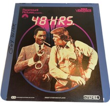 48 Hrs. Video Disc CED 1 disc Laserdisc Vintage Eddy Murphy UNTESTED LAZER
