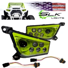 Polaris RZR LED Headlight Non Halo XP 1000, XP 900, General ( Green Non Halo )