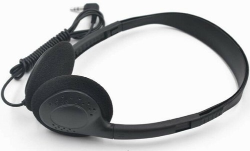 5 Bulk Over The Head Inexpensive Disposable Headphones Wholesale Lot for School - Picture 3 of 6