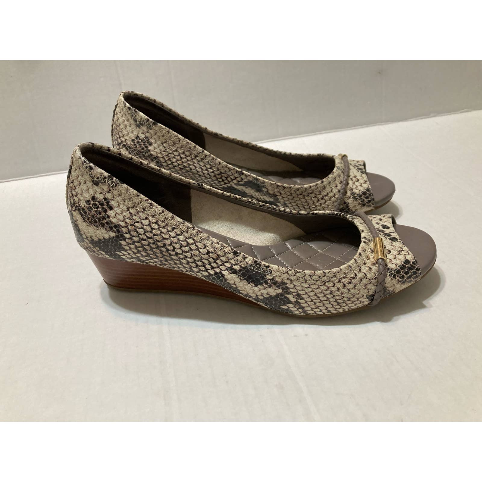 cole haan harlow open toe pump