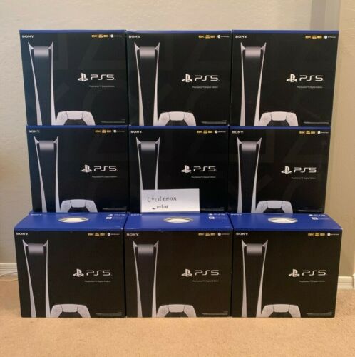Sony PS5 PlayStation 5 Digital Edition Console - Ships NEXT Day!