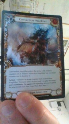 Flesh and Blood TCG : Arcane Rising : RED RARE : Konvektionsverstärker