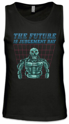 The Future Is Judgement Day Herren Tank Top Gamer Gaming Terminator Robot