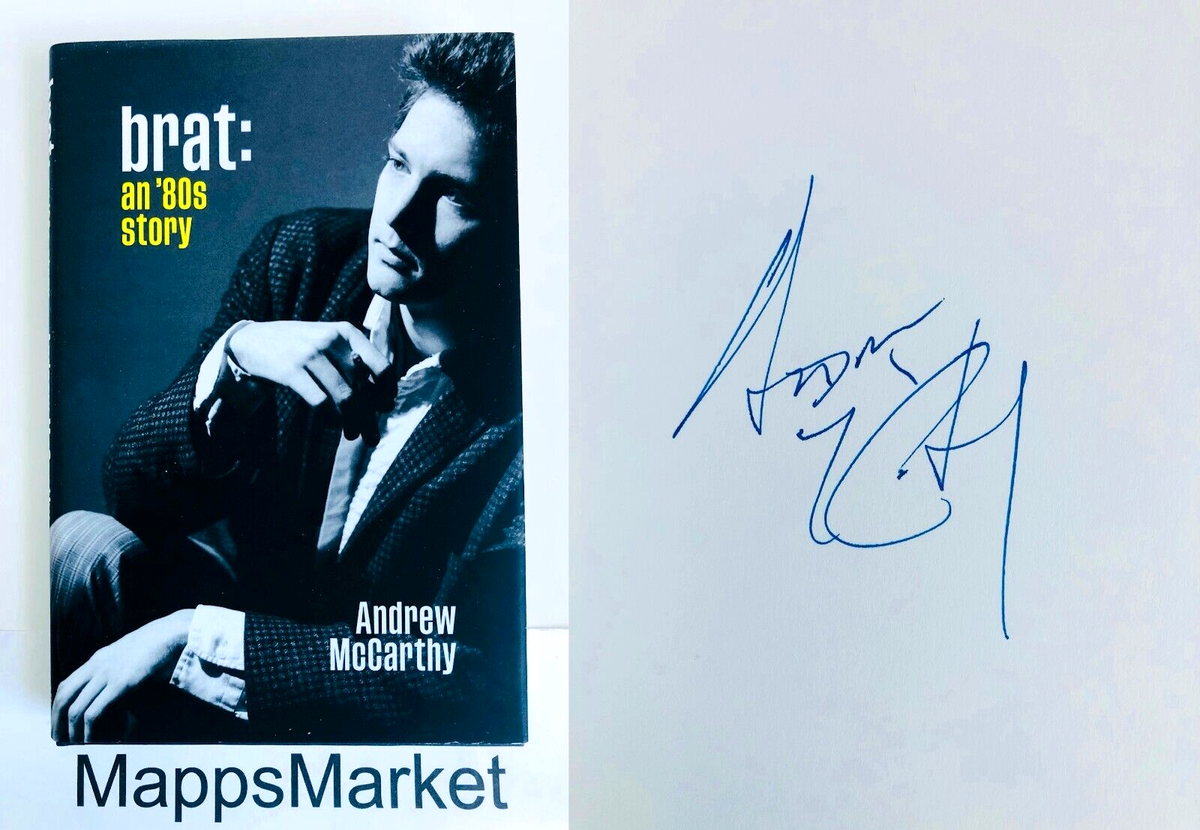 Andrew McCarthy Signed Book Brat an 80s Story 1st Edition