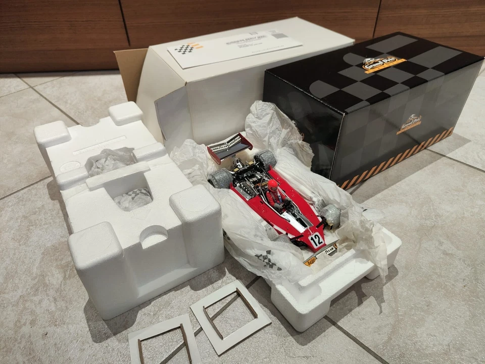 EXOTO FERRARI 312T N.12 VINCITORE G.P. STATI UNITI 1975 Niki Lauda RIF.97052 - Immagine 2 di 4