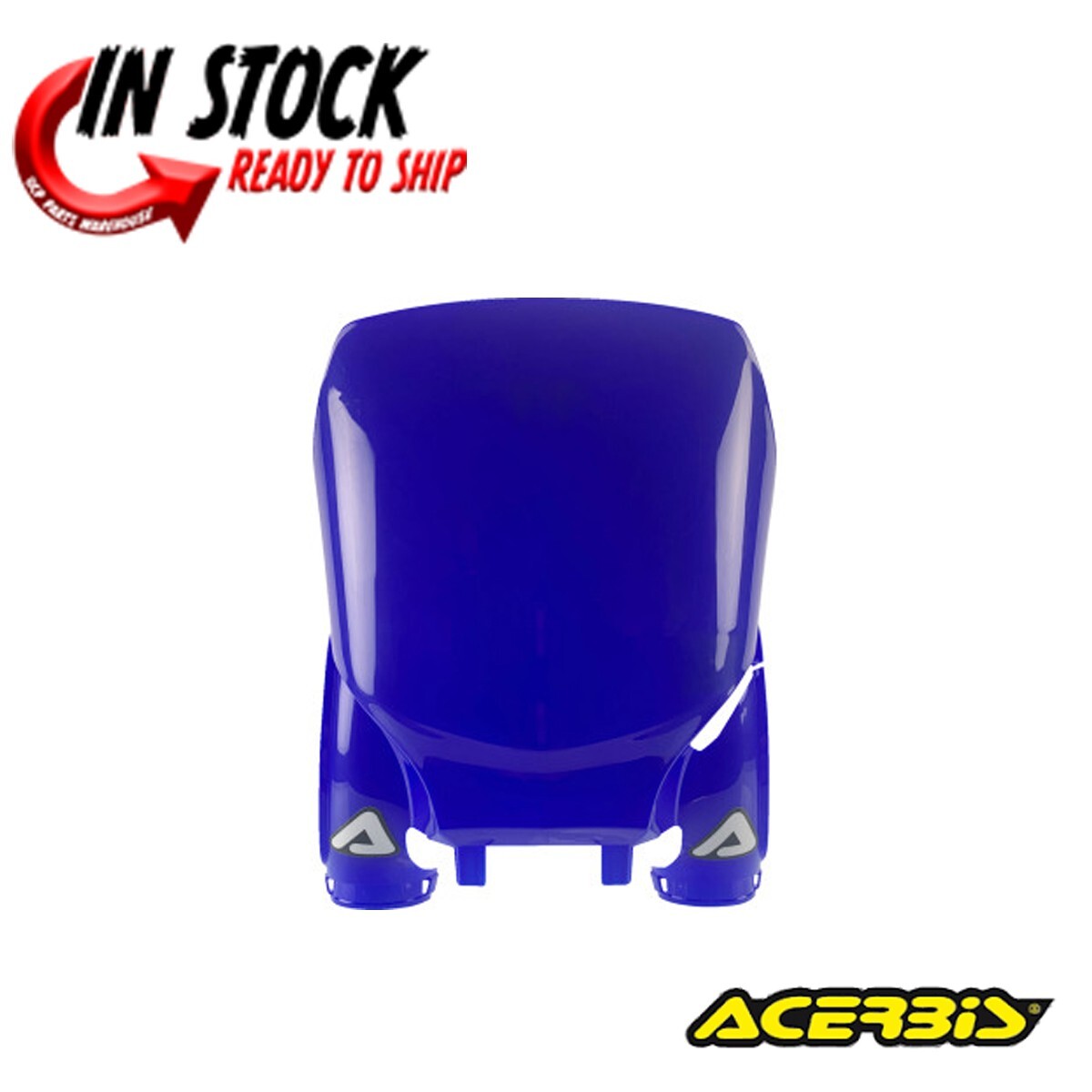 ACERBIS RAPTOR FRONT NUMBER PLATE BLUE YAMAHA 2024 YZ250F / 23-24