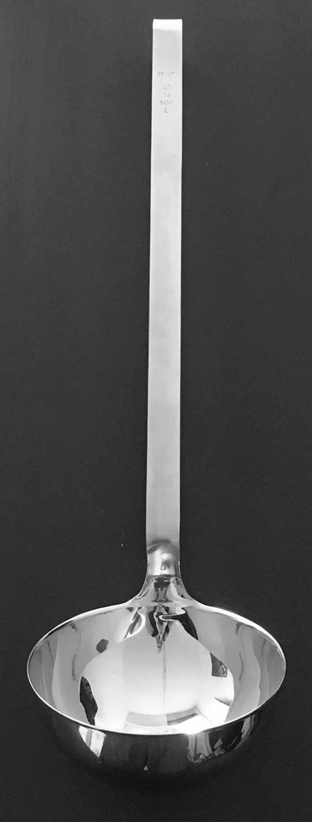 0,5 Liter Schöpflöffel Schöpfkelle Kelle aus Edelstahl Ø12 500ml Lauterjung NEU