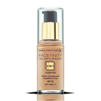 Max Factor Facefinity 3-in-1 All Day Flawless Foundation - Soft Honey 77